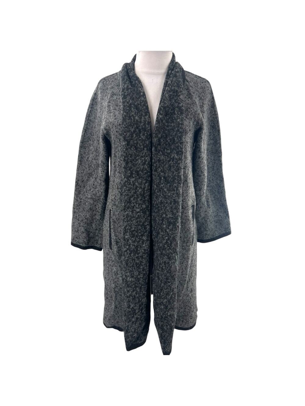 Alpaca 111 100% alpaca long cardigan gray sz‎ S